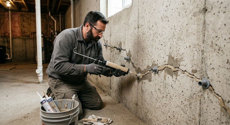 Basement Crack Repair in Pell City, AL