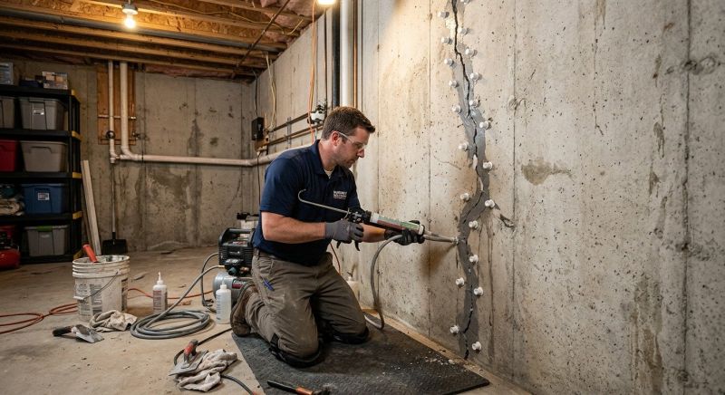 Basement Crack Repair in Pell City, AL