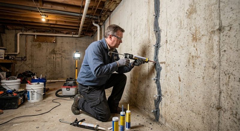 Basement Crack Repair in Pell City, AL