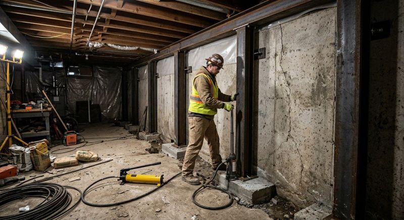Basement Stabilization in Pell City, AL
