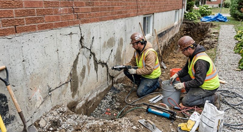 Cracked Foundation Repair in Lincoln, AL