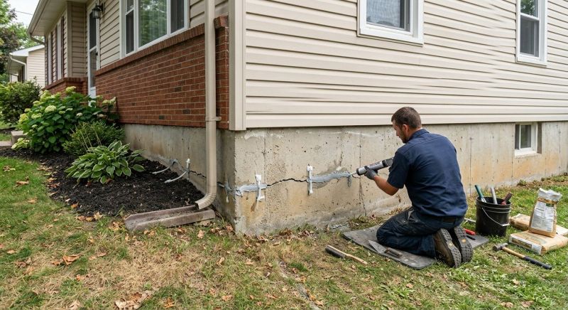 Cracked Foundation Repair in Talladega County, AL