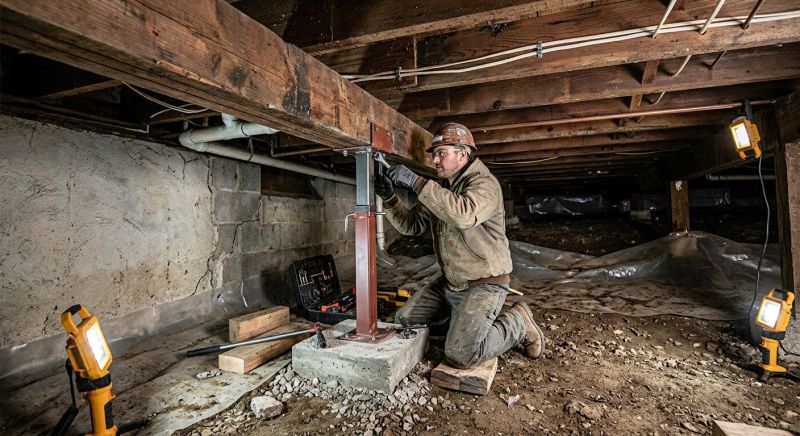Crawl Space Leveling in Pell City, AL