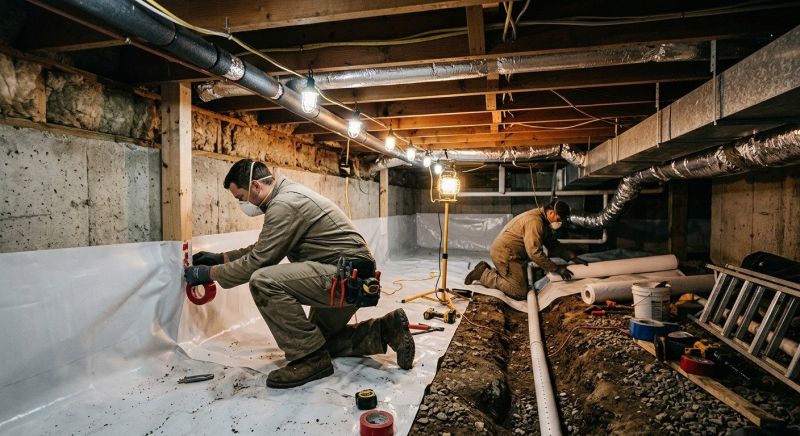 Crawl Space Leveling in Pell City, AL