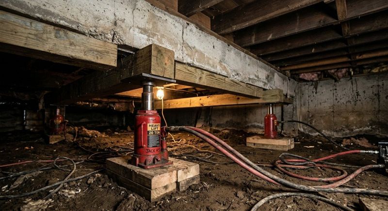 Foundation Jacking in Lincoln, AL