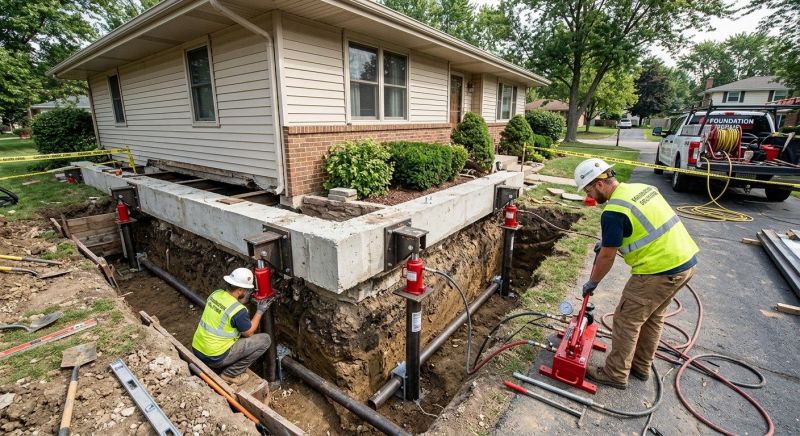Foundation Jacking in Talladega County, AL