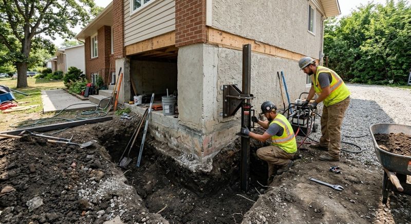 Foundation Pier Repair in Pell City, AL