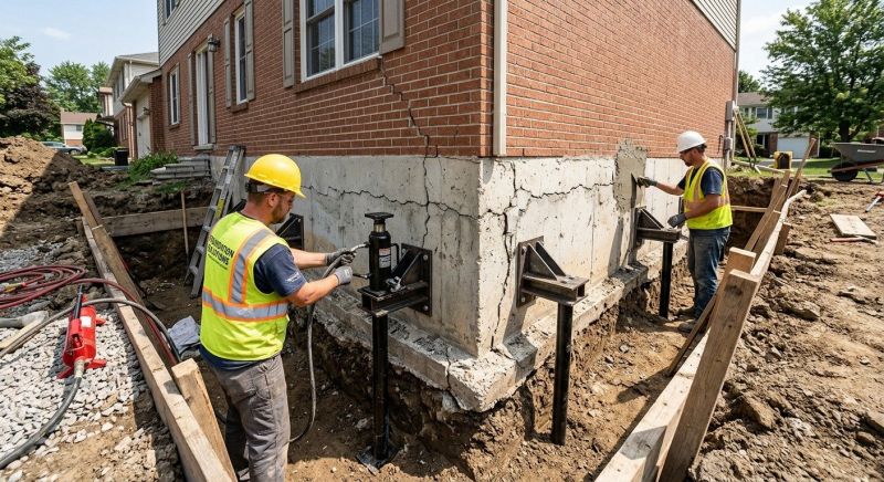 Foundation Pier Repair in Pell City, AL