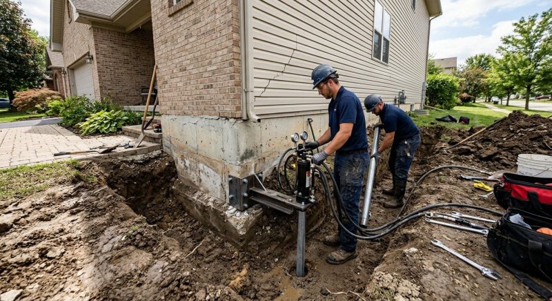 Foundation Settlement Repair in Pell City, AL