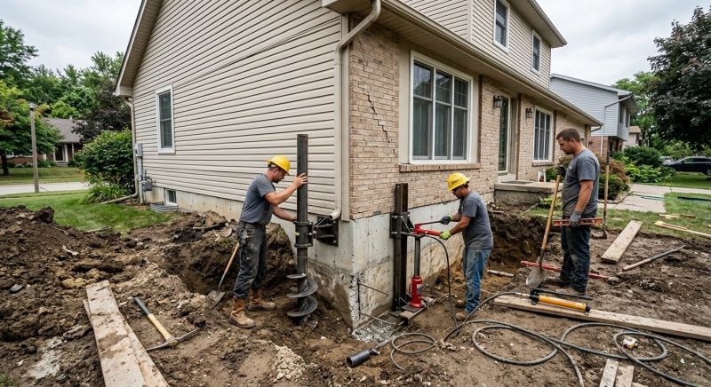 Foundation Settlement Repair in Pell City, AL
