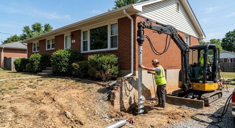 Helical Pile Installation in Pell City, AL