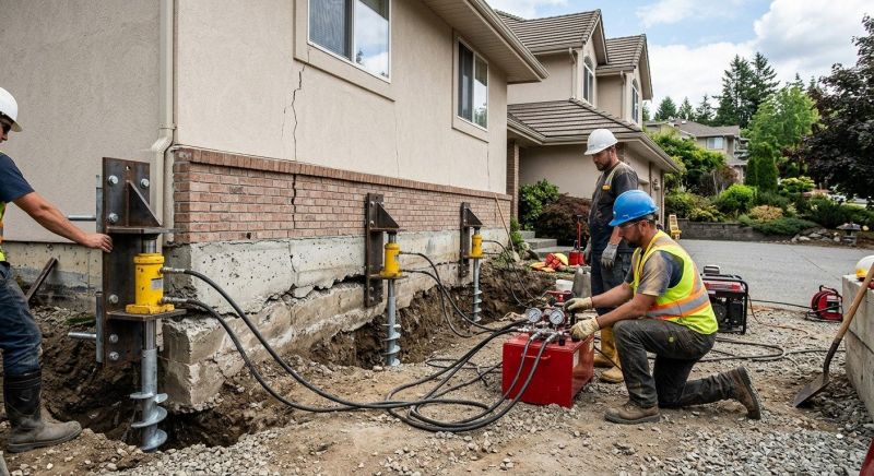Sinking Foundation Lifting in Pell City, AL