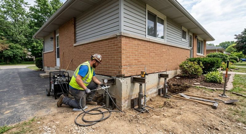 Sinking Foundation Lifting in Pell City, AL