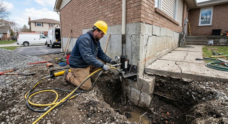 Sinking Foundation Repair in Talladega, AL