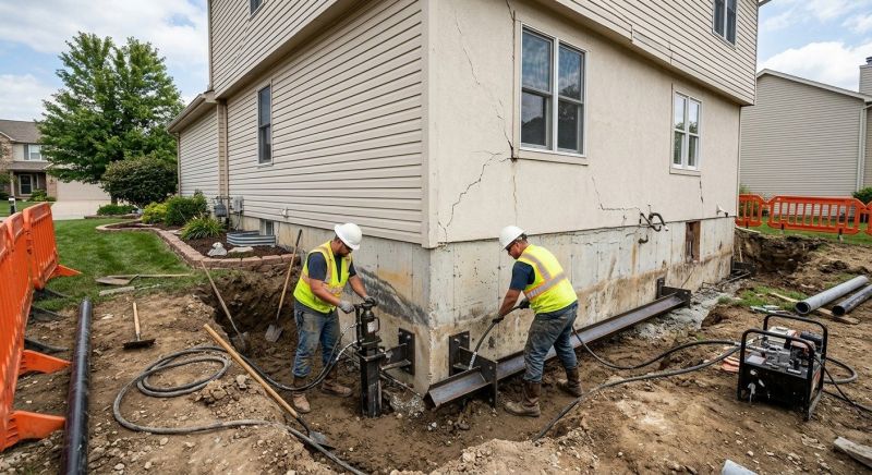 Sinking Foundation Repair in Talladega County, AL