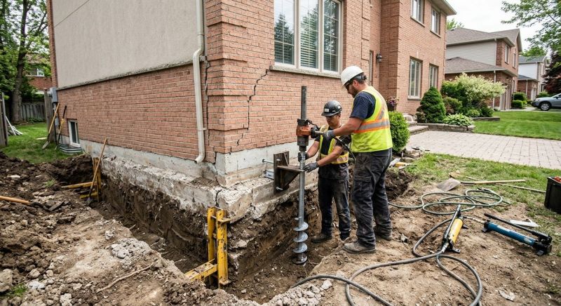 Sinking Foundation Repair in Talladega County, AL